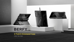 Support Military protection case Samsung Galaxy Z Fold 6 BERFY Business with Screen Protector 2 Invisible Kickstand Built-in S Pen Holder Slide Camera Cover Full-Body Slim TPU+PC shockproof rugged casing for Samsung