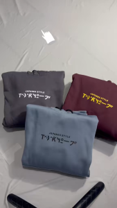 Sweater Hoodie Pria Wanita Distro Bandung Terbaru 2025 Bahan Fleece List Tokyo Japan Size M L XL XXL