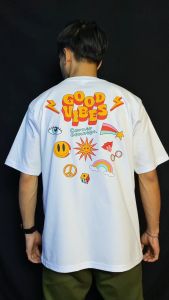 Kaos Oversized - Good Vibes - Casual Series