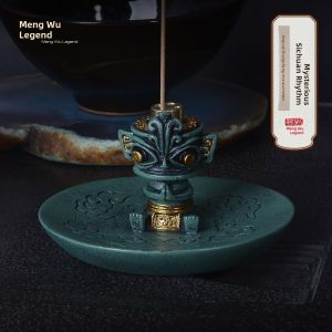 Creative Zheta 2 Boundary Beast Figurine Incense Holder Resin Craft Detachable Desktop Decoration Gift for Friends Living Room