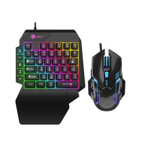 M3Pro+ Game Mobile Controller Converter Set OneHanded Keyboard and Mouse Combo For Android FPS Gaming Adapter For PC Computer