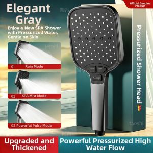 TAOSHI | Square Pressurized Shower Head Set