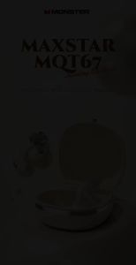Monster | Monster Maxstar OWS Earclip Earbuds 360° Stereo Bluetooth 6.0 Headphone Jewelry Earring TWS Wireless Earphone for Ladys Gift