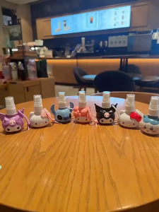 💦 ขวดสเปรย์ การ์ตูน พร้อมสายซิลิโคนคล้อง มาใหม่ ความจุ 10 ml 100 ml.