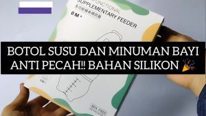 Botol Dot Susu Bayi Perlengkapan mpasi 3in1 Baby Anti Sedak Multifungsi Bahan Silikon Food Grade Neck Soft Touch