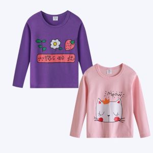 เสื้อยืดแขนยาวเด็กชาย ลายไดโนเสาร์ เสื้อเด็ก 1-6 ปี