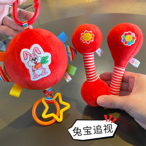 Baby Vision Training Red Ball 0-3 Months Newborn Child Vision Gaze Following Red Soft Cloth Ball Toy 1 Year Old