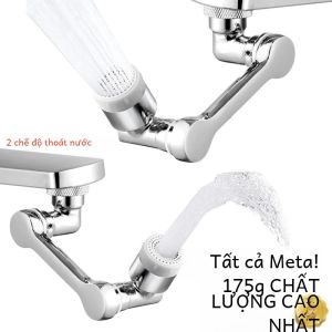 Đa Năng 1080 °   Xoay Vòi Kim Loại Đầu Phun Cho Nhà Bếp Vòi Chậu Rửa - 99% Độ Phủ Mở Rộng Máy Sục Khí Bubbler Vòi Phun Với Splash Lọc