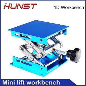 HUNST Lift Table Lab Plate Jack Scissor Stand Platform Router Workbench Table Woodworking Lift Laboratory Carpentry Tools