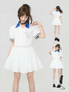 KEIKO | White Breathable Active Polo Dress