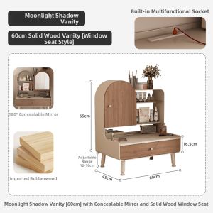 DMX | Aesthetic French Cream Style Dressing Table