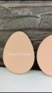 ❤ RatuCosmetic ❤ REMBUK PUFF NBR OVAL TELUR / BULAT TEBAL OPP KORYO (ECER)