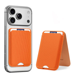 Original For MagSafe Magnetic Technology Woven Card Holder for iPhone17 16 15 14 13 12 Pro Max For Sansung Wallet Stand Card Bag