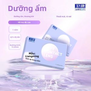 weicon | Mắt Kính áp Trong Suốt Thay Thế Hàng Năm 2 Cái