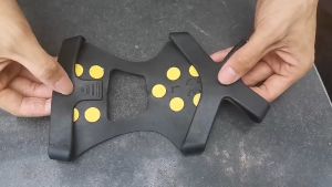 2Pcs Universal Ice No Slip Snow Shoe Spikes Grips Cleats Crampons Untuk Berjalan Di Salju Mendaki Gunung / Salju Paku Sol Sepatu