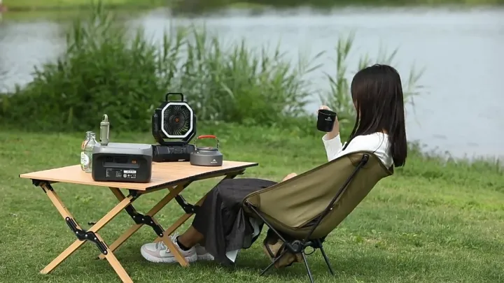 Portable Camping Fan Mountpeak Cybertron Fan Multi-Function Charging Lantern Fan Outdoor Life Appliances USB Powered