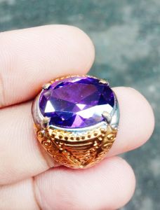 cincin batu permata kecubung amatis kating super bangkok