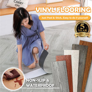 Wahaha 1.8MM-2MM Vinyl Flooring Thick Waterproof Self Adhesive Vinyl Floor Sticker Kayu Tebal Lantai Vinyl 地板貼