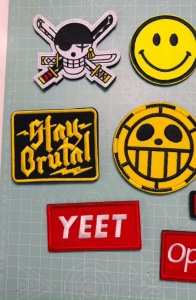 [Hỏa Tốc TPHCM] Patch_Velcro dán Luffy Đảo Hải Tặc thêu tinh xảocó mặt gai dán lên quần áo balo
