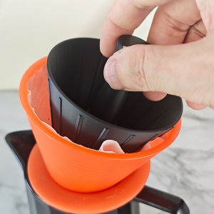 Cốc Lọc Cà Phê Tay Cầm OREA Hình Tròn Đáy Phẳng Giấy Lọc Hình Thang Giấy Ép OREA 155/185 Phụ Kiện Dụng Cụ Pha Chế