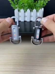 Đèn Pin Móc Khóa Mini Siêu Sáng 7 Chế Độ tiện lợi cho cắm trại dã ngoại