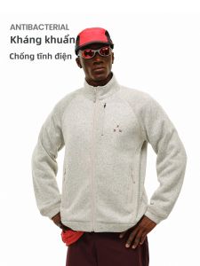 FPA | Áo Khoác Thể Thao Mùa Xuân Cổ Trung Quốc Có Túi Đệm Màu Khối