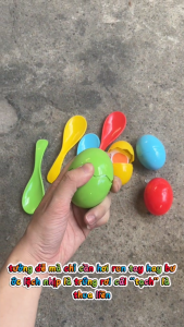 Bộ Thìa Cân Bằng Trứng Cho Bé – Đồ Chơi Vận Động Trò Chơi Chạy Đua Giữ Thăng Bằng Mơi Nhất 2025