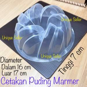 1 pcs Cetakan Puding Marmer 17 cm / Cetakan Puding Polkadot Wevia 16 cm 16cm 17cm / Cetakan Puding Pudding Jeli Agar Ager Jelly Marmer Weavia / Cetakan Kue Marmer Weavia / Cetakan Marmer Cake / Cetakan Bolu Sifon Chiffon Marmer / Cetakan Ulir Spiral