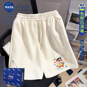 Quần Short Thể Thao Mùa Hè Rộng Rãi Cho Nam Và Nữ Quần Dài Năm Nút Phong Cách Đường Phố Quần Cotton Cao Cấp