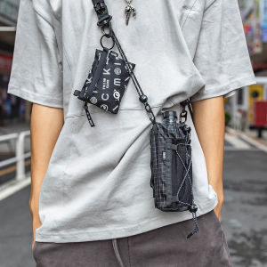 Imipack Trendy Outdoor Portable Kettle Bag Sets of Crossbody Boys and Girls Waterproof Drawstring Bundle Water Bottle Bag Sports