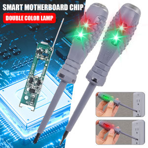 Dụng cụ sửa chữa ô tô bút thử điện AC/DC cảm ứng thiết bị dò điện Screwdriver Bút thử điện Màu đỏ/chỉ báo màu xanh lá cây