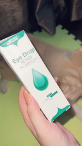 (BUNDLE) PAW HERO Borammy Eye Drops 60ml Pet Eyedrops Eye Drop Eye Care 60ml WITH Dorrikey Pet Eye Wipes 130pcs