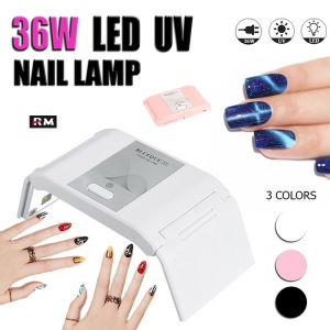 [Công suất cao] Đèn quang trị liệu sơn móng tay dạng gel đèn soi móng có thể sạc lại 36W đèn làm bánh UV Máy Sấy Móng Làm Móng Tay LED nguồn đèn kép Máy làm móng tay gấp gọn dễ mang theo