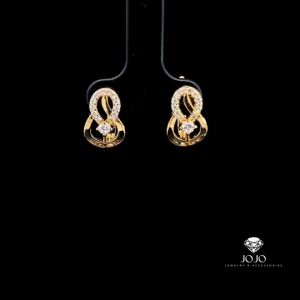 B1638 Bông tai nữ thiết kế hình số & đẹp mắt xinh xắn JOJO