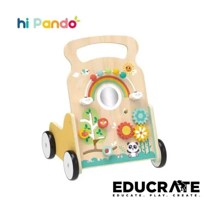 Hi Pando Wooden Activity Push Baby Walker HP053