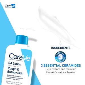 CeraVe Renewing SA Lotion/Cream Salicylic Acid Moisturizer 237ml for Rough and Bumpy Skin
