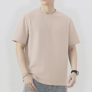 WANTELU | Deer Velvet Double Fleece Short Sleeve T-Shirt