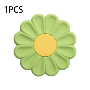 1pcs Daisy Silicone Trivets Mats - Heat Resistant Non-Slip Kitchen Pads for Pots Pans & Dishes - Perfect Christmas & Halloween