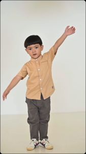 Kemeja Koko Anak Laki-Laki Lengan Pendek Matt Premium Cottons By HEHA