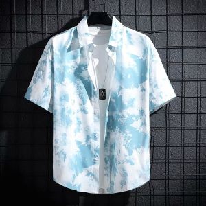 Vintage Hawaiian Print Short Sleeve Shirt