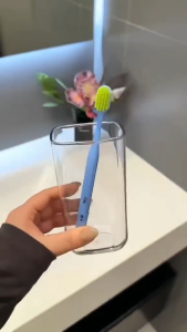 JS SHOP Toothbrush Cover Case Multifunctional Wash Cup Set 3in1 Storage Portable Travel Dentalware Mouthwash Cup
