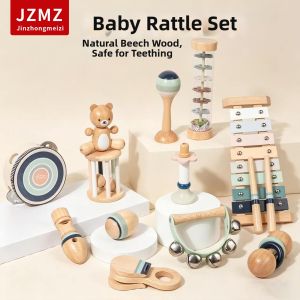 Chewable Baby Rattle for 0-6 Months Grip Training