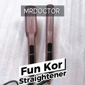 Fun Kor Professional Salon Hair Straightener Iron (1 Year Warranty) (MY Plug)