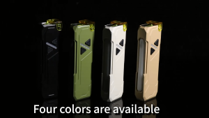 Asafee DT009 15 Modes EDC Flashlight RGB Side Light Type-C Rechargeable Mini Pocket Torch with UV Light for Emergency and Outdoor Hiking