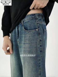 Quần Jeans Nam Ống Thẳng Rộng Phong Cách Mỹ Quần Dài Thường Ngày Xuân Thu Quần Dài Thời Trang Mới Xu Hướng Mùa Xuân Mùa Hè