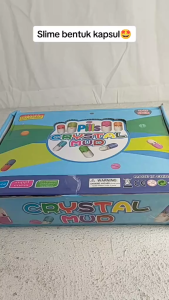 Mainan Slime Capslue Anak Isi 48 Pcs Slime Kapsul