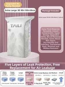 TAILI | Vacuum-Free Clothing Storage Compress Bag