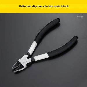 Kìm Cắt Và Tuốt Dây Điện Chuyên Dụng Lực Cắt Mạnh Cắt Chéo Dùng Cho Dây Đặc Và Dây Nhiều Sợi Tay Cầm Cong Thoải Mái Thép Carbon Dụng Cụ Điện.