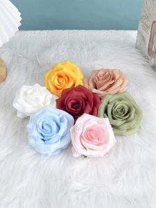 5 Cành Hoa Hồng Giả Lớn Màu Cổ Điển Hoa Giấy Nhung Trang Trí Tường Hộp Quà Tặng Vật Dụng Trang Trí Nhà Hiện Đại Không Có Mùi Hương