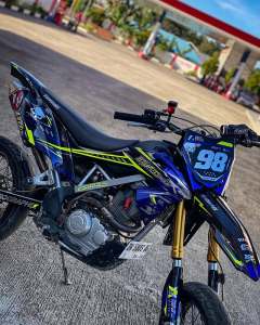 Decal Sticker KLX GORDON Custom Full Body Bebas Warna & Nama Terbaru